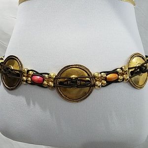 Embellished rope belt